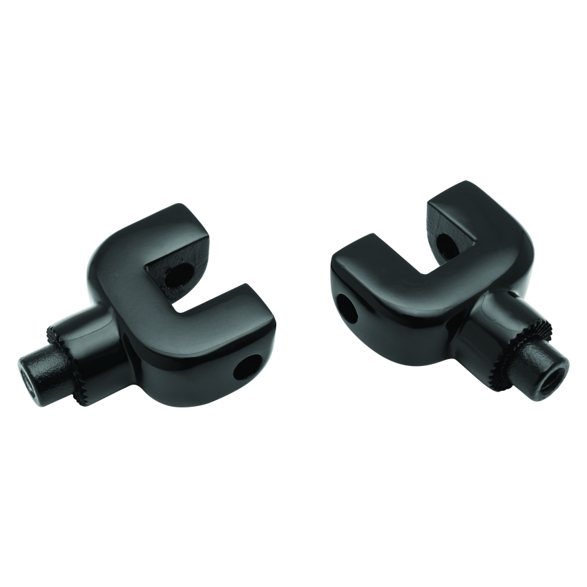 Kuryakyn 8927 Splined Passenger Peg Adapter Indian Black