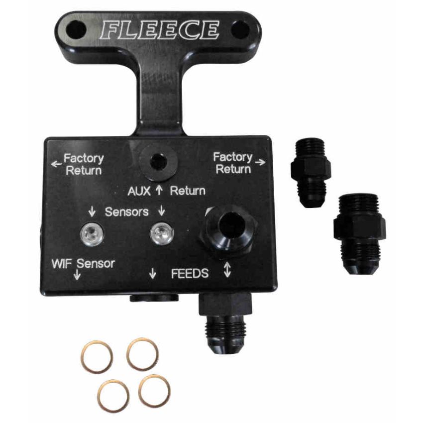 Fleece Performance 03-07 Dodge 5.9L / 07.5-09 6.7L Cummins 3rd Gen Fuel Distribution Block