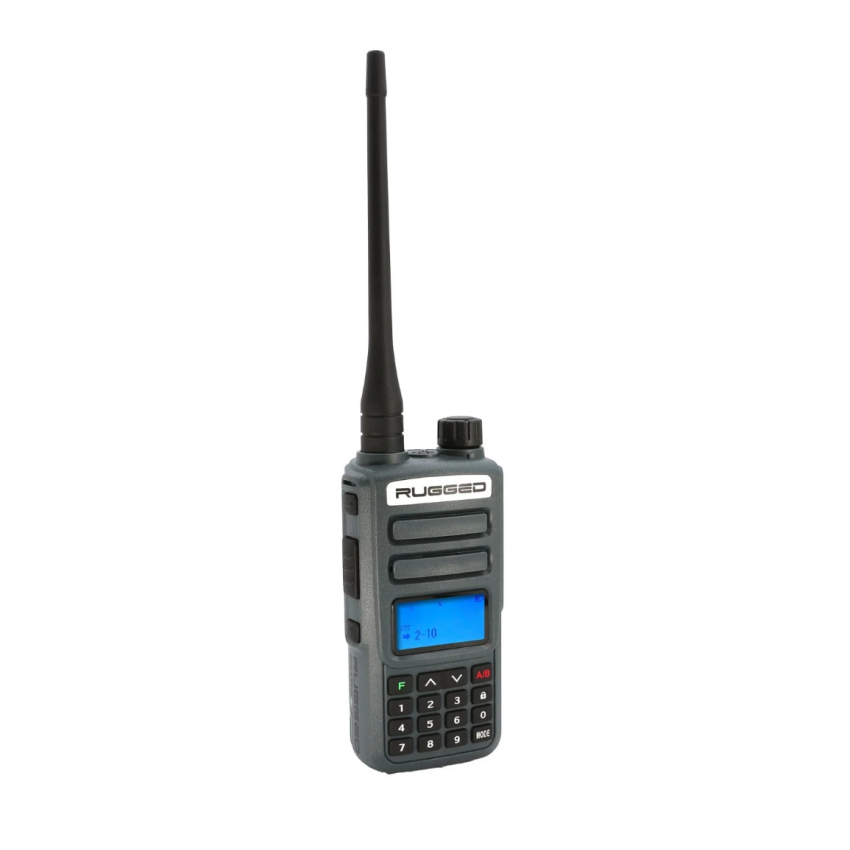 Rugged Radios GMR2-PLUS Rugged GMR2 PLUS - GMRS / FRS Two Way Handheld Radio Grey