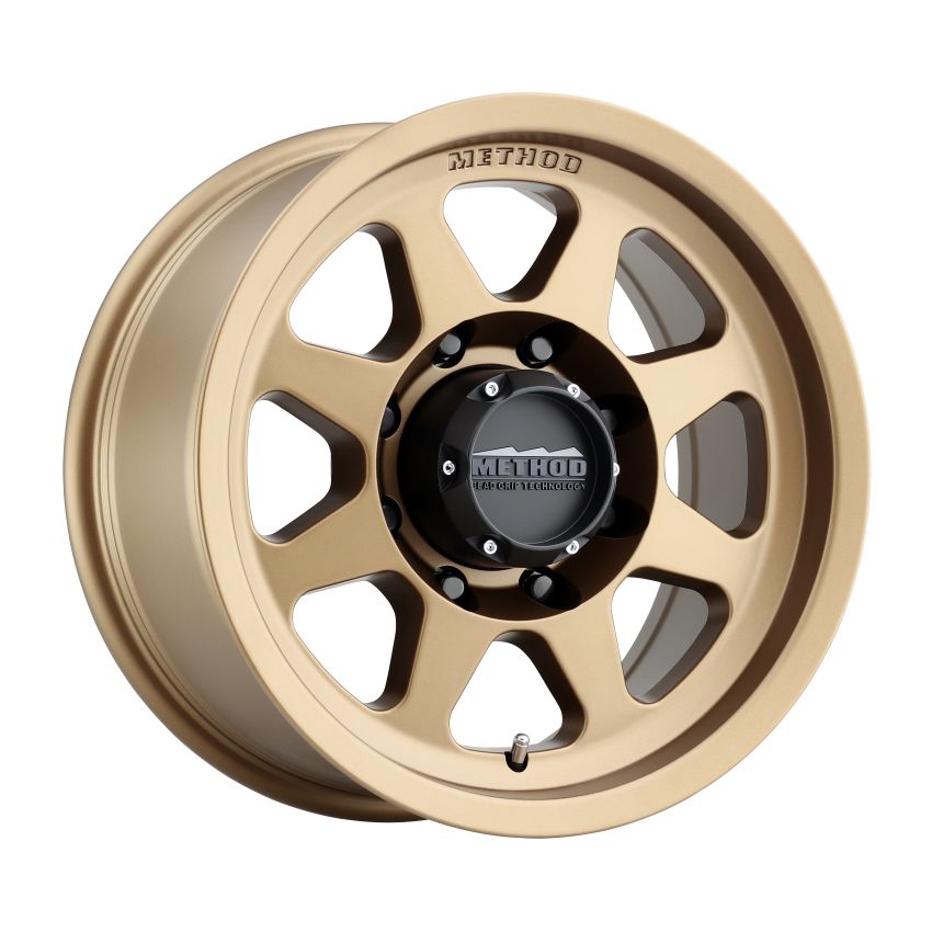 Method MR701 17x8.5 0mm Offset 8x6.5 130.81mm CB Method Bronze Wheel