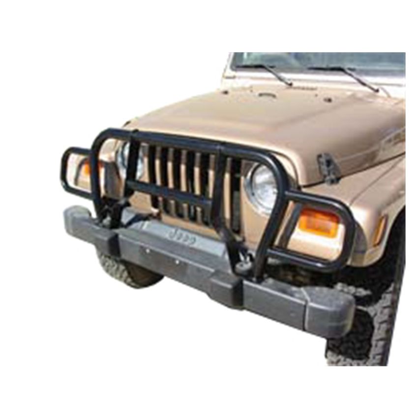 Rampage 1987-1995 Jeep Wrangler(YJ) Headlight Euro Grill Guard - Black