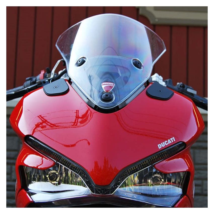 New Rage Cycles 939-MBO 17+ Ducati Supersport 939 Mirror Block Off Plates