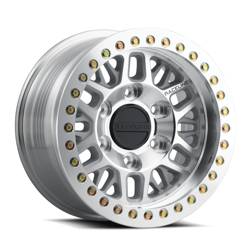 Raceline RT951M-79055-12 RT951M Ryno 17x9in / 5x139.7 BP / -12mm Offset / 108mm Bore - Machined Beadlock Wheel