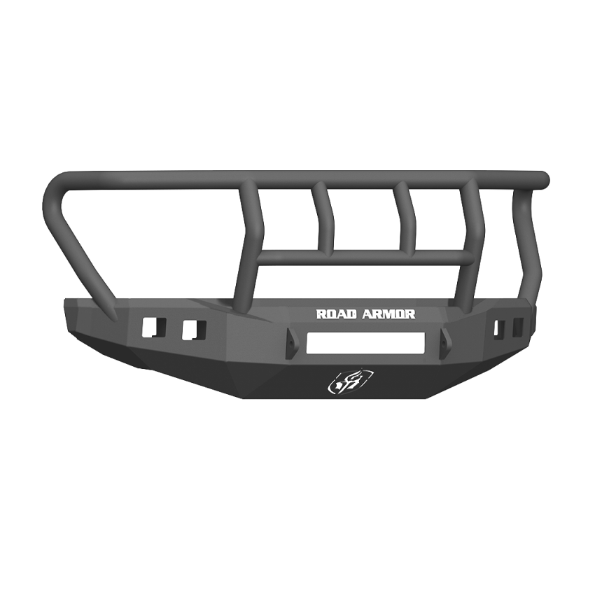 Road Armor 61742B-NW 17-20 Ford F-250 Stealth Wide Fender Front Bumper w/Titan II Guard Wide Flare - Tex Blk