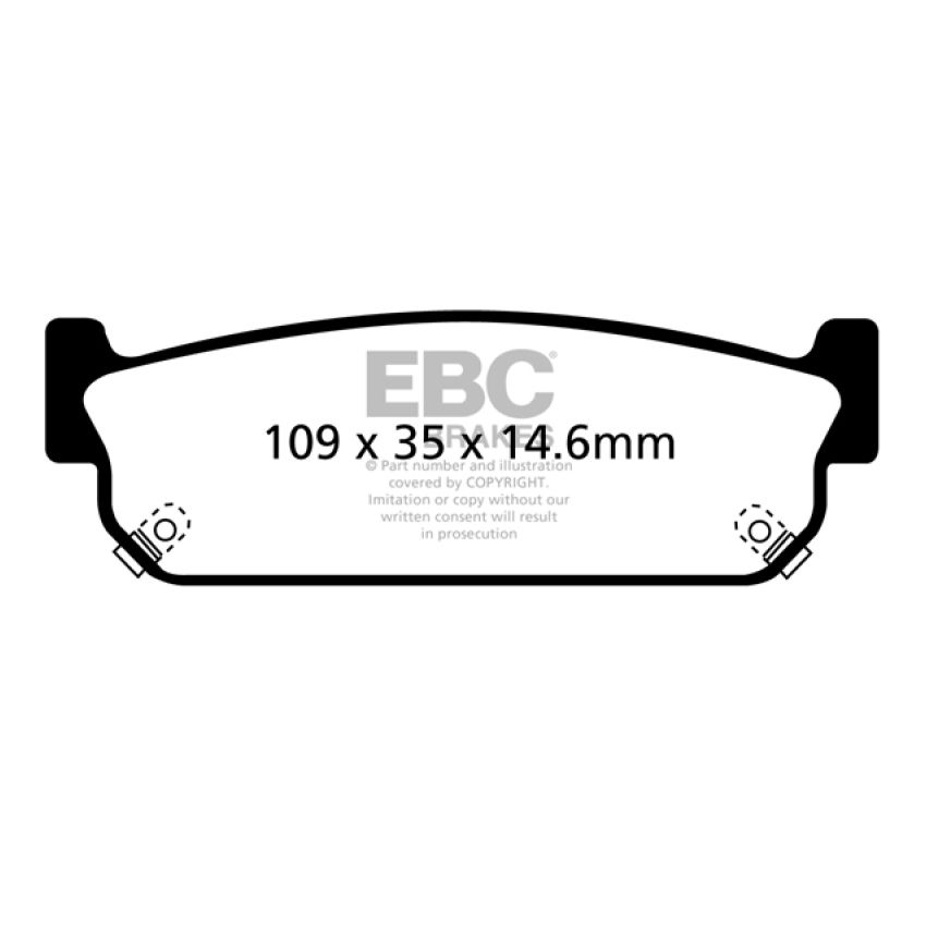 EBC UD588 93-97 Infiniti J30 3.0 Ultimax2 Rear Brake Pads