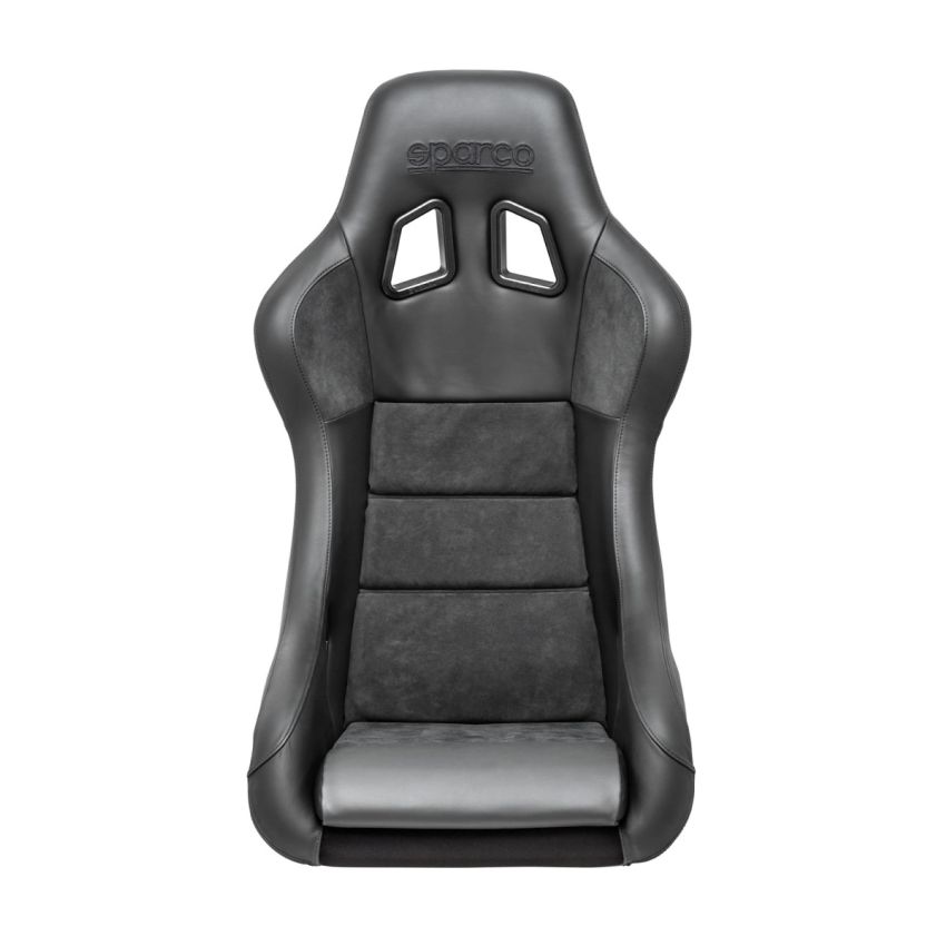 Sparco Seat QRT Performance Leather/Alcantara Black (Must Use Side Mount 600QRT)
