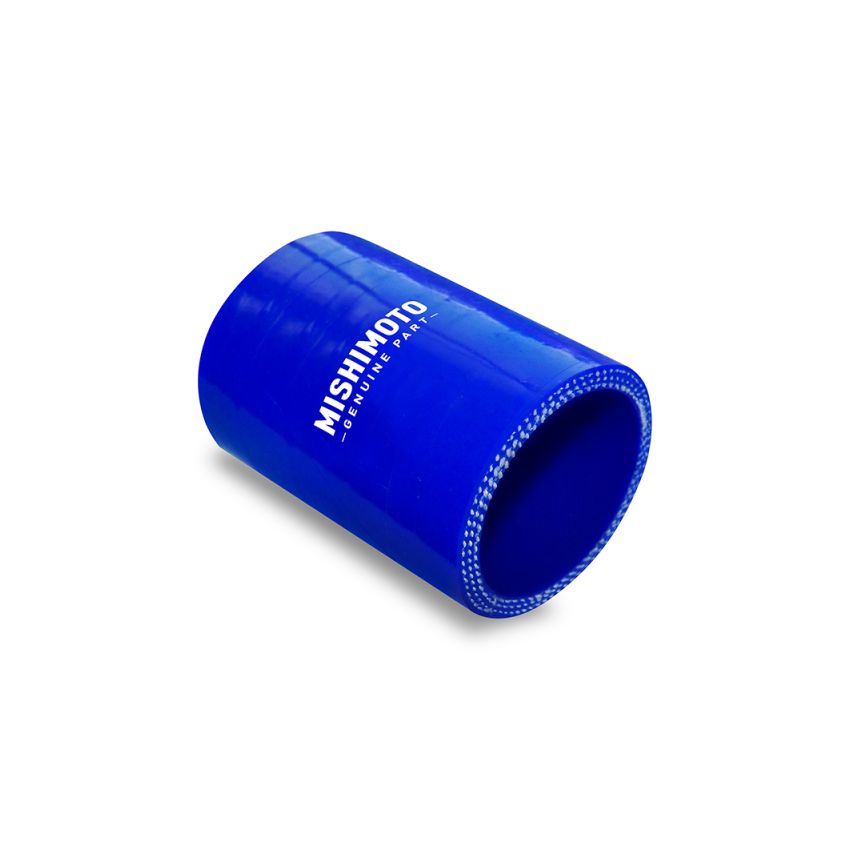 Mishimoto 3.5 Inch Straight Coupler - Blue