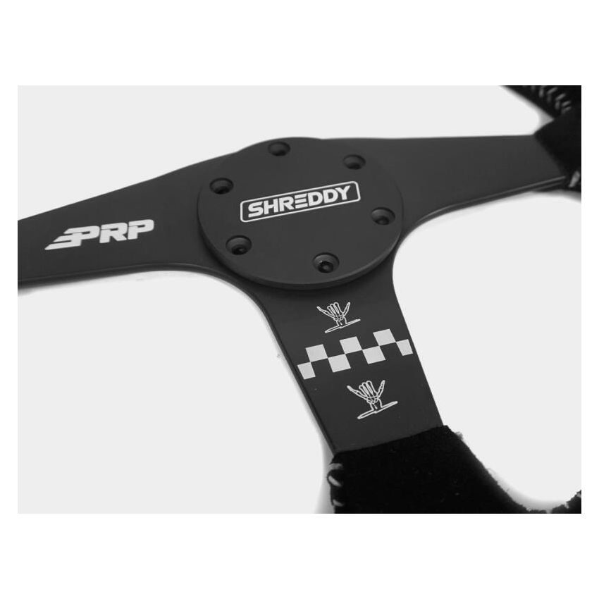 PRP Seats SHRDYG257 PRP x Shreddy Shred Fast Steering Wheel - Flat