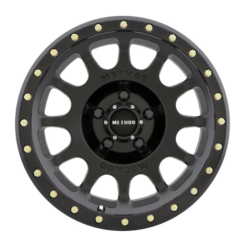 Method Wheels MR30578555500 Method MR305 NV 17x8.5 0mm Offset 5x5.5 108mm CB Matte Black Wheel
