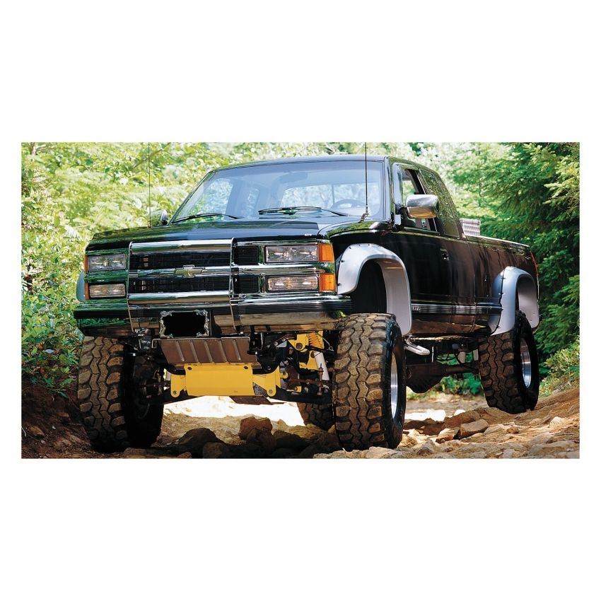 Bushwacker 88-99 Chevy C1500 Cutout Style Flares 2pc - Black
