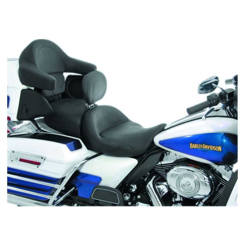 Mustang Motorcycle 79556 Mustang 08-21 Harley Electra Glide, Rd Glide, Rd King ,Str Glide Super Touring 1PC Seat - Black