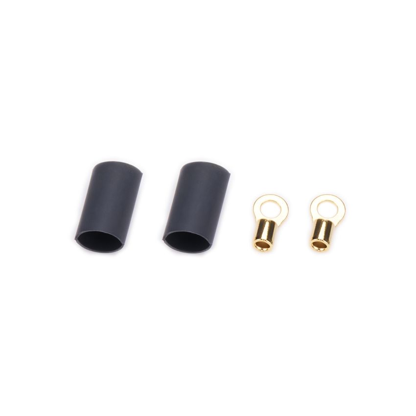 QUICKCAR RACING PRODUCTS QRP57-466 Ring Terminal #6 14-16 Ga w/Heat Shrink Pair