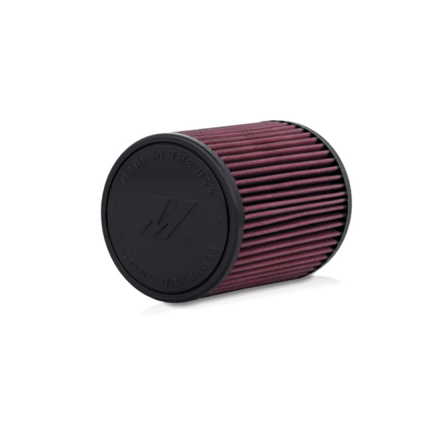 Mishimoto Universal fit, Performance Air Filter, 2.75In Inlet, 6In filter length Red