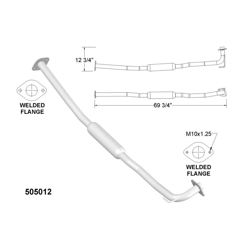 OEM Industries 505012 Exhaust Pipe