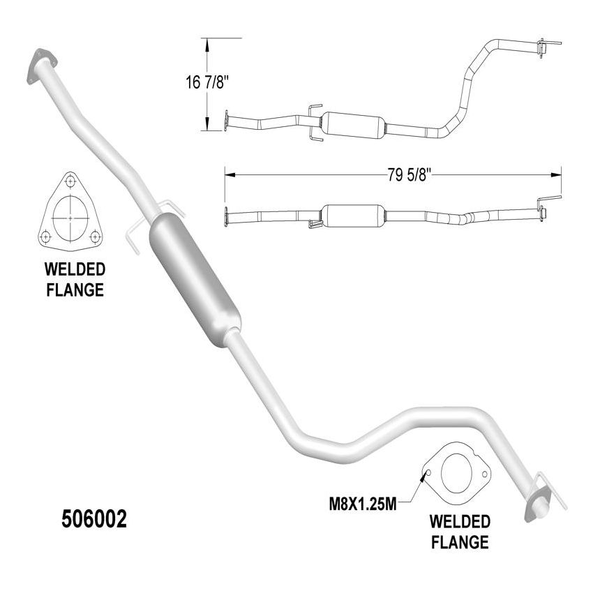 OEM Industries 506002 Exhaust Pipe