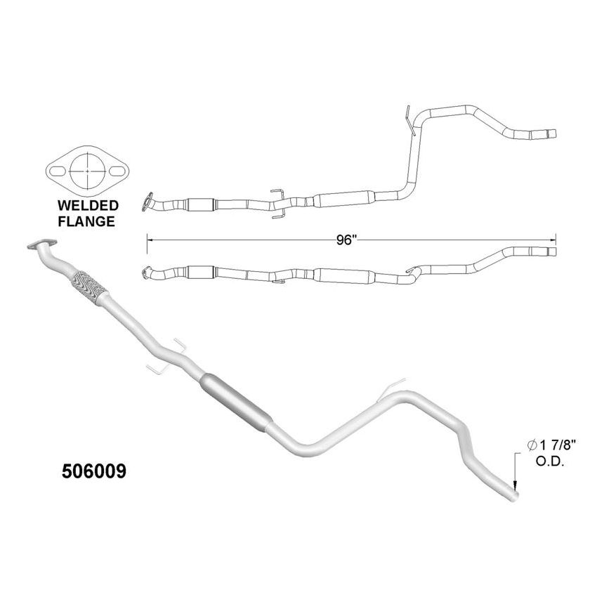OEM Industries 506009 Exhaust Pipe