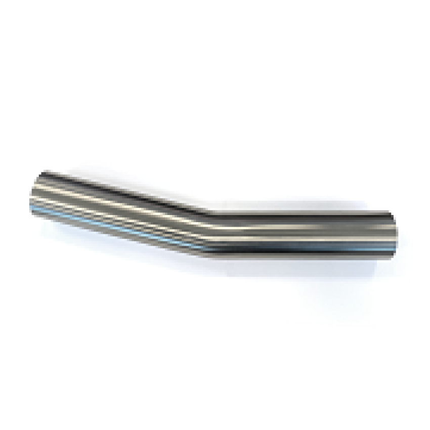 Stainless Bros 3in Diameter 1.5D / 4.5in CLR 15 Degree Bend 6.5in Legs Mandrel Bend