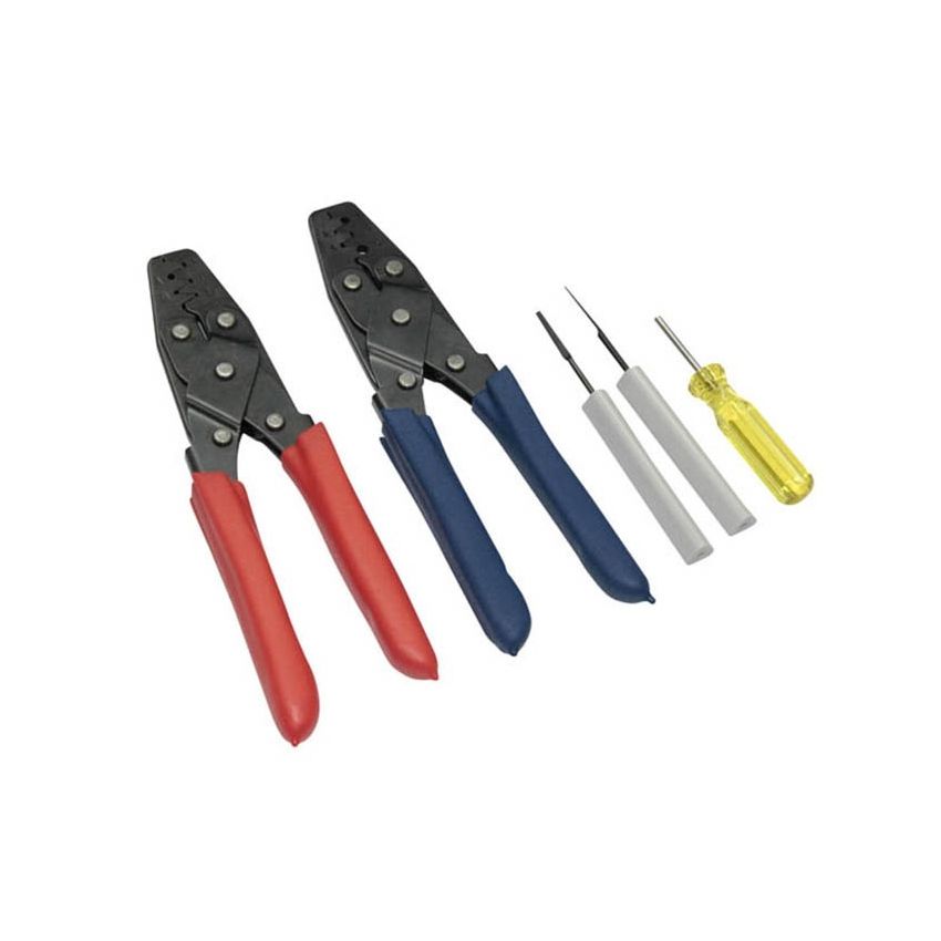 Haltech Dual Crimper Set - Inc 3 pin removal tools