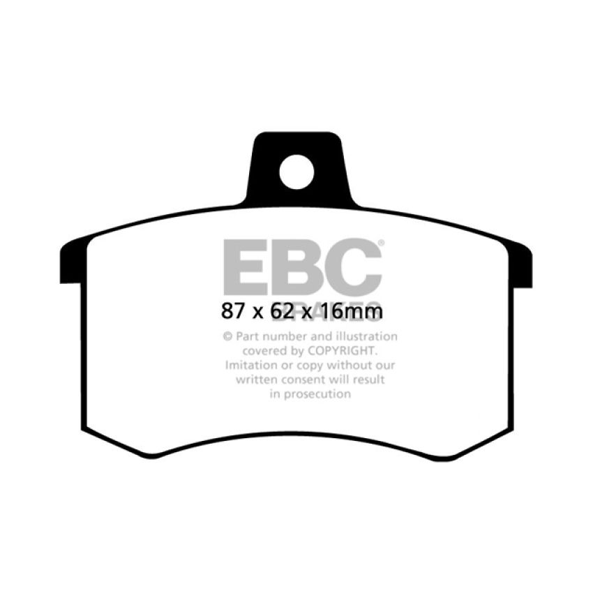 EBC DP3370C 91-95 Alfa Romeo 164 2.0 Turbo Redstuff Rear Brake Pads