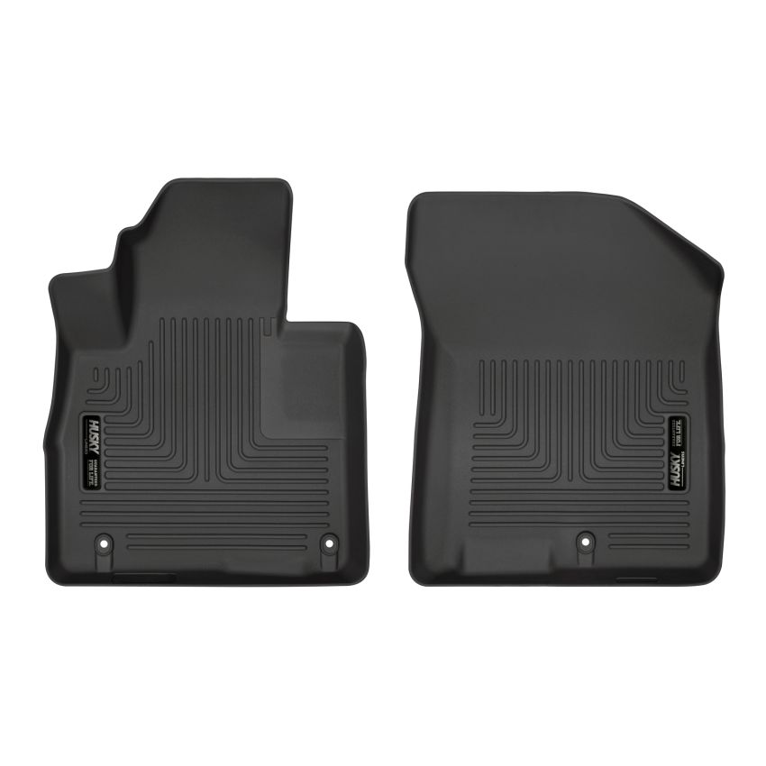 Husky Liners 2019 Hyundai Santa Fe WeatherBeater Black Front Floor Liners