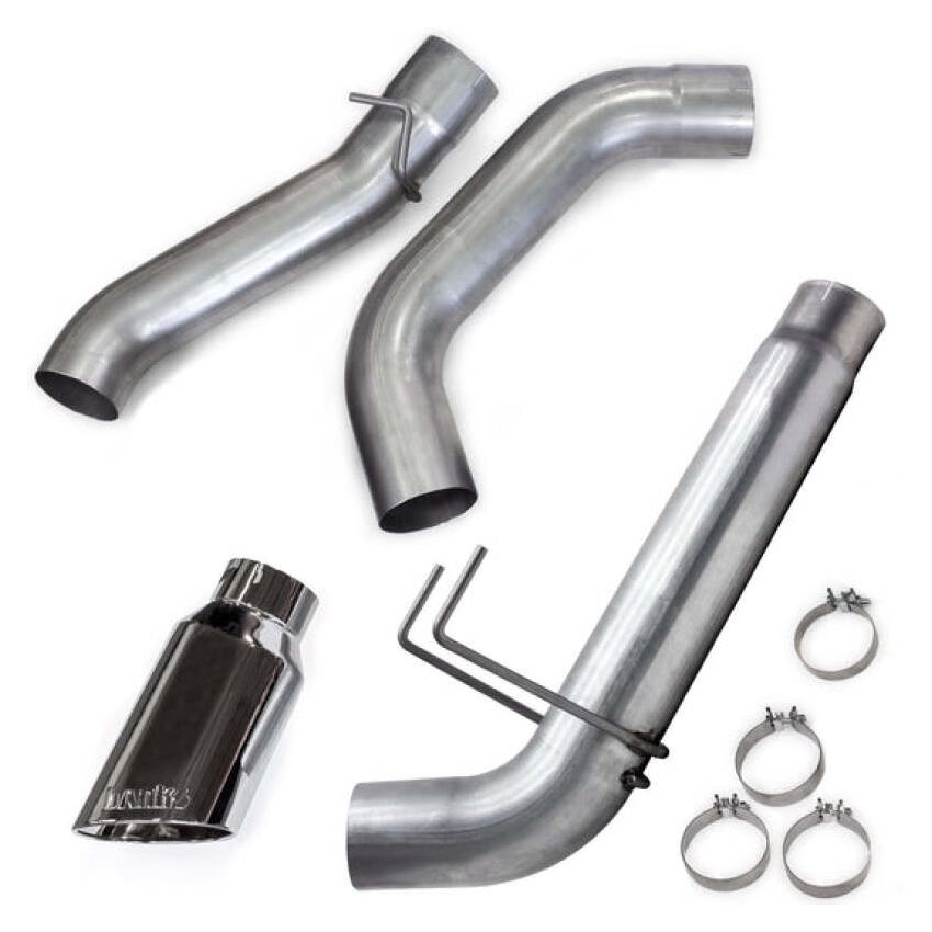 Banks Power 49832 19-23 Dodge RAM Monster Exhaust 5.0in Single 6.7L MCSB DRW w/ SideKick S/S Chrome Tip