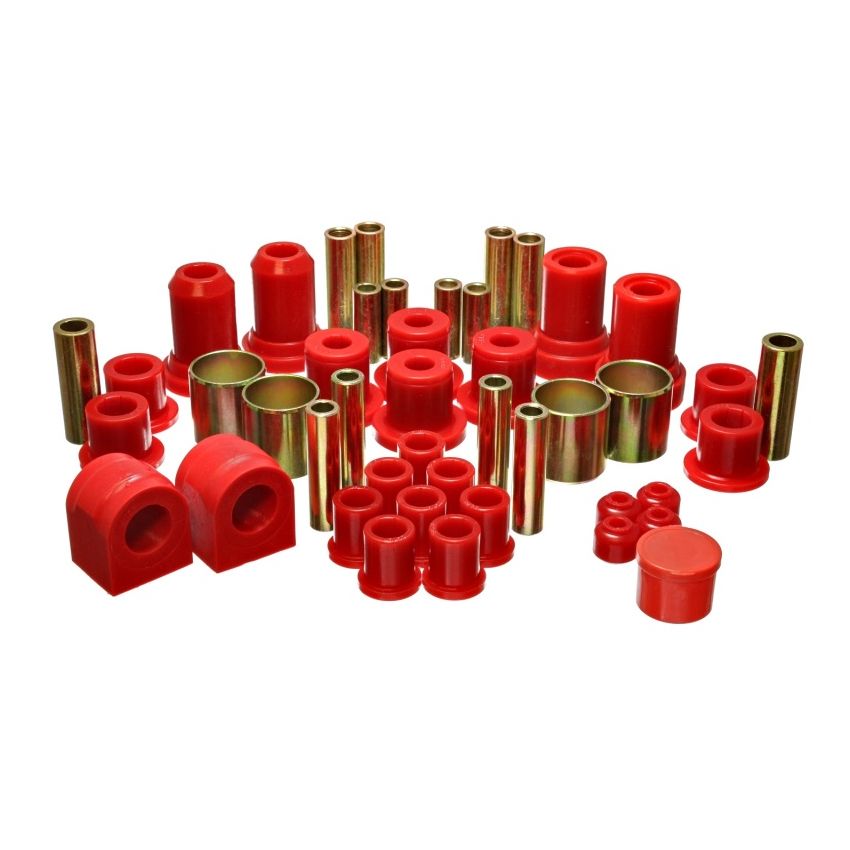 Energy Suspension 04-06 Ford F150 Pickup 2WD Red Hyper-flex Master Bushing Set