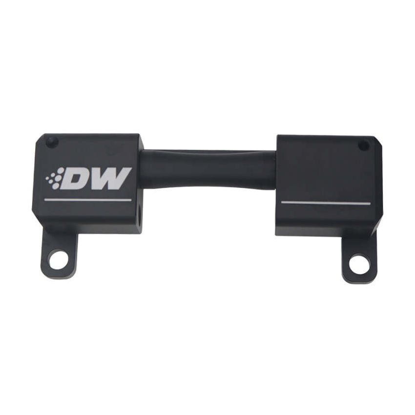 DeatschWerks High Flow Ethanol Sensor Adapter - 10AN ORB to 10AN ORB - Anodized Matte Black