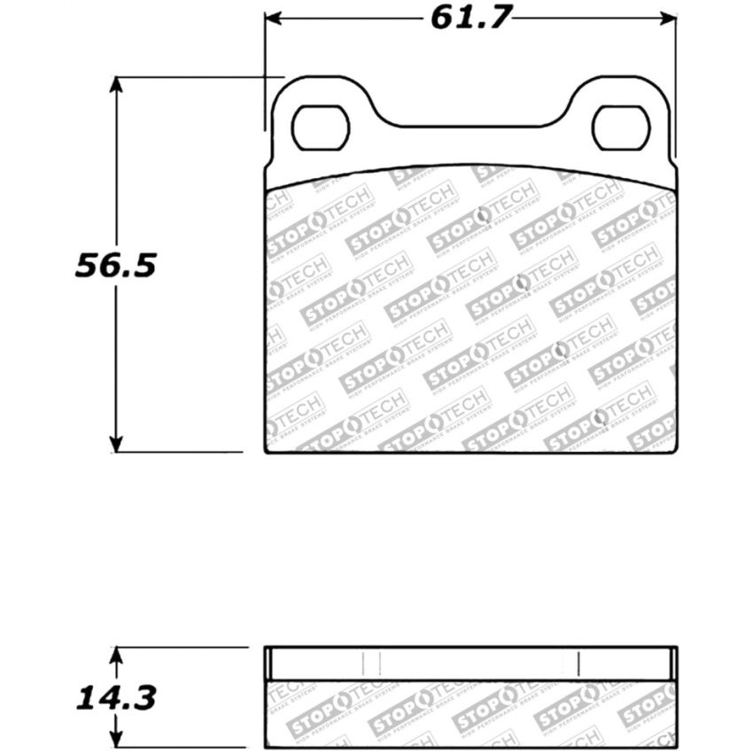 StopTech Performance 98-04 Volvo C70/98-00 V70 Rear Brake Pads