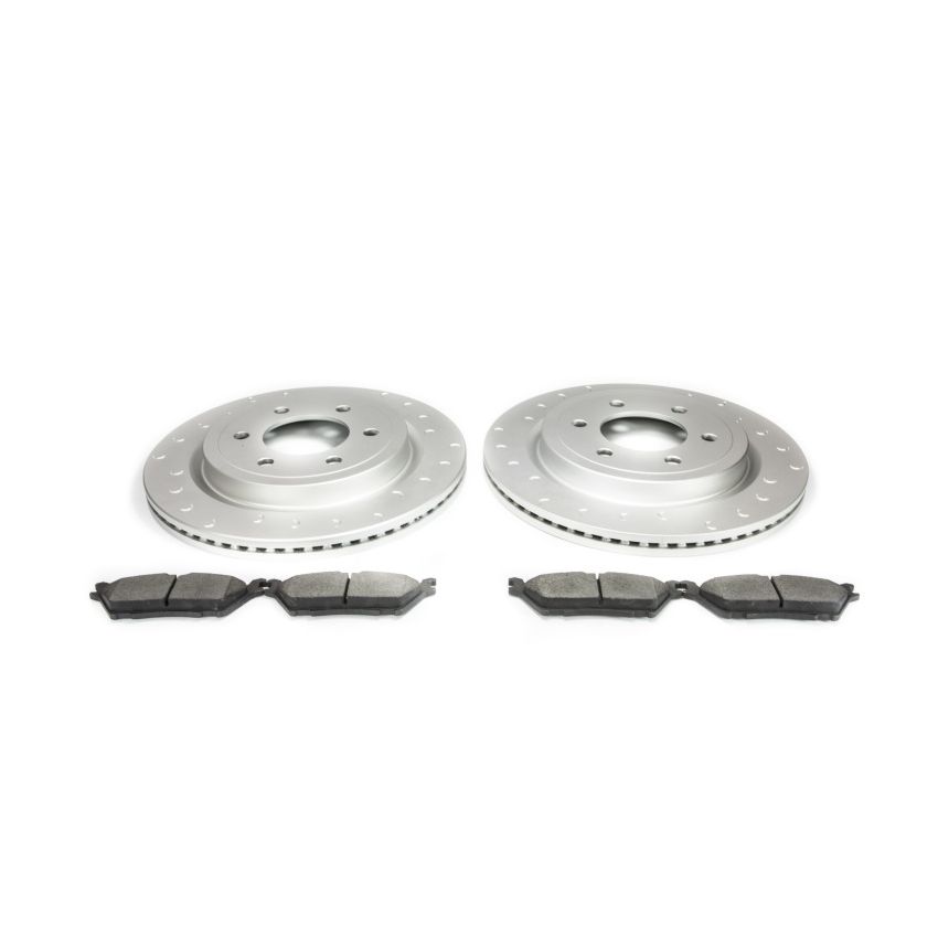 Alcon BKR3430X1227 19-20 Raptor/ 18-20 F-150 Pad & Rotor Kit (Use with Stock Calipers) w/ Elect Park Brake - Rear
