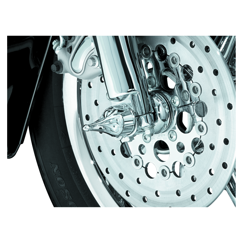 Kuryakyn 1225 Roman Axle Caps Chrome