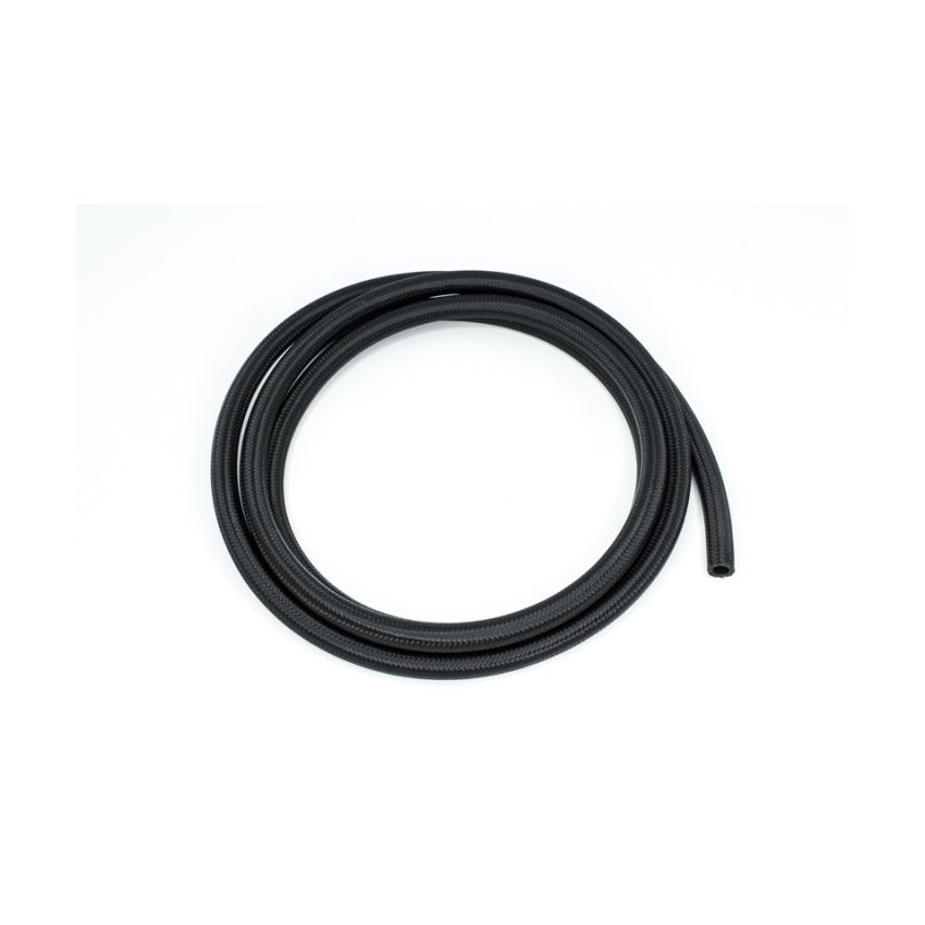 DeatschWerks 8AN Black Nylon Braided CPE Hose 10 Feet