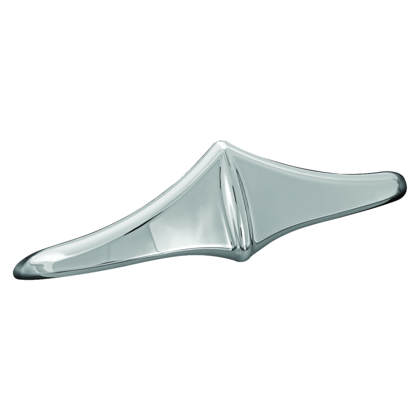 Kuryakyn 8643 Front Fender Accent Trail Edge Chrome