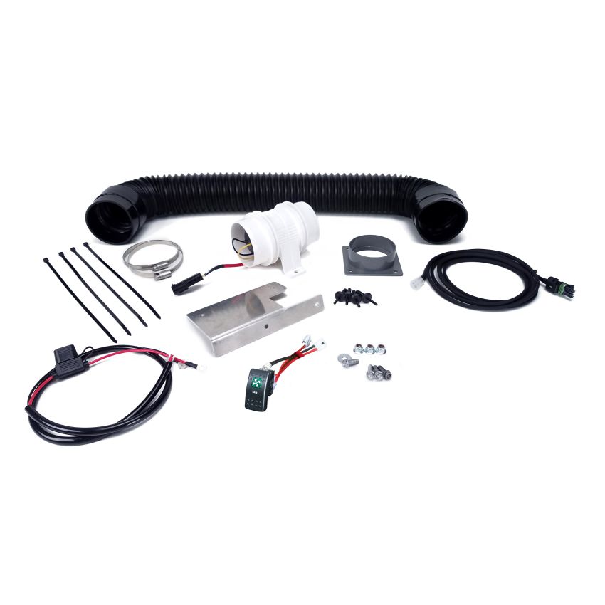 Design Engineering 902481 Auxiliary Fan Kit w/Manual Switch, Honda Pioneer 2015-2025