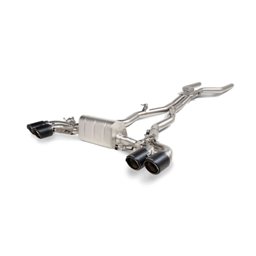 Akrapovic S-BM/T/23 2021 BMW M8/M8 Competition (F91/F92) Evolution Line Cat Back (Titanium) w/Carbon Tips