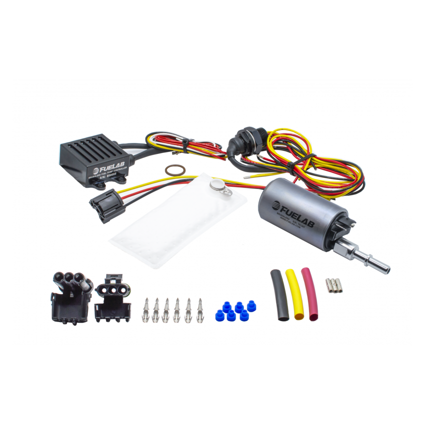 Fuelab 253 In-Tank Brushless Fuel Pump Kit w/5/16 SAE Outlet/72002/74101/Pre-Filter - 500 LPH