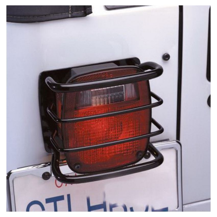 Rampage 8660 1976-1983 Jeep CJ5 Taillight Euroguards - Black