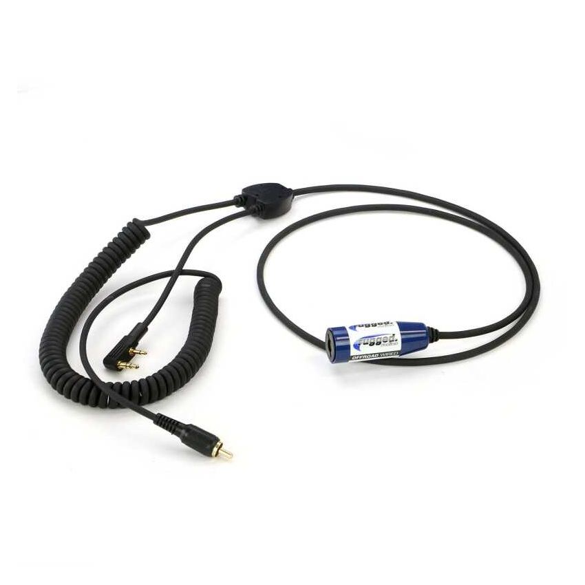 Rugged Radios MH-KIT MOTO MAX Complete Motorcycle Comm Kit with Heavy-Duty OFFROAD Cables Without Radio