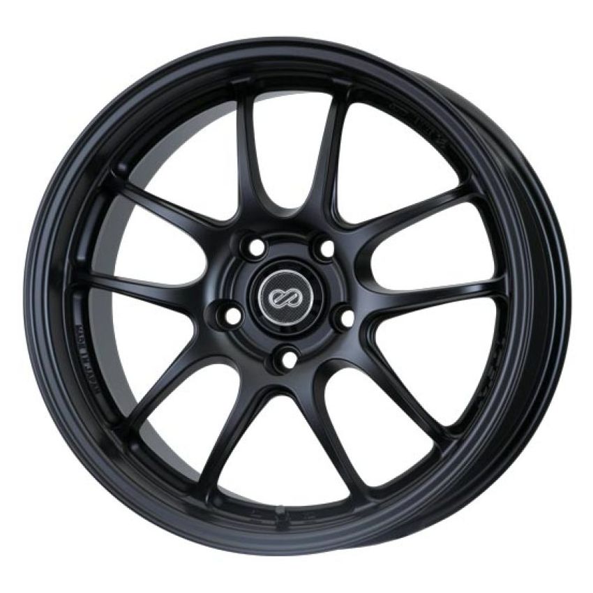 Enkei PF01 17x8 5x114.3 50mm offset Black Wheel