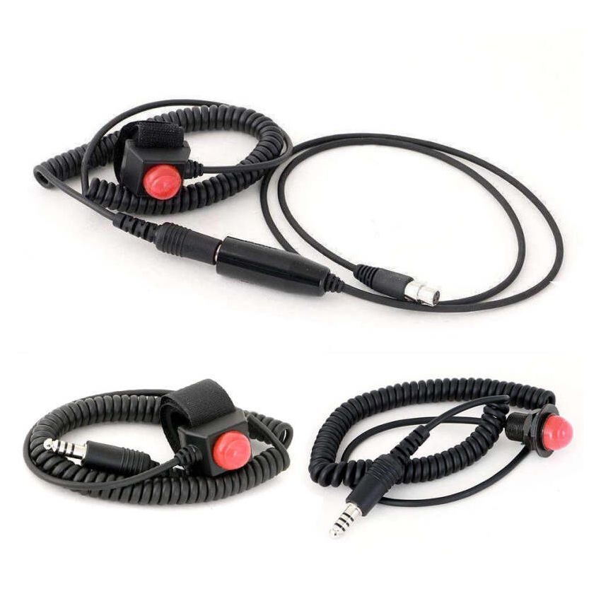 Rugged Radios PTT-HM-QD Hole Mount Steering Wheel Quick Disconnect Push to Talk (PTT)