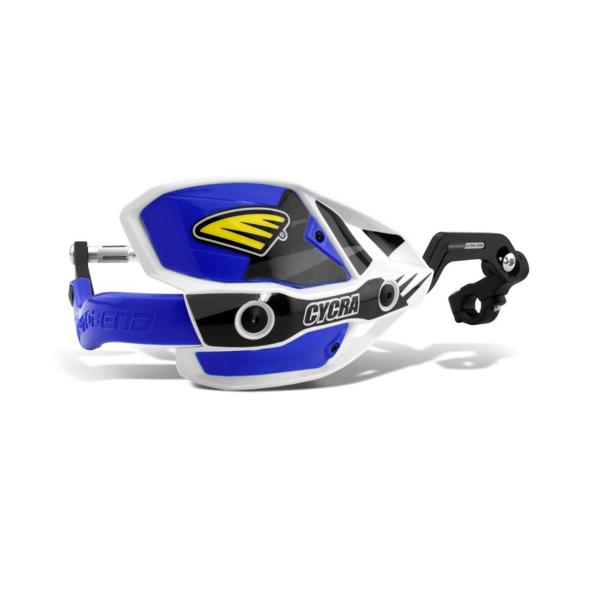 Cycra 1CYC-7407-62X CRM Ultra 7/8 in. Clamp w/White Shields/Blue Covers