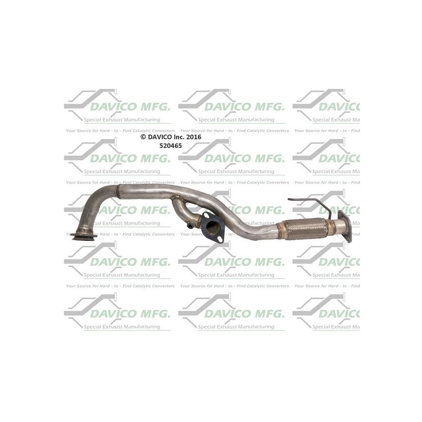 Davico Mfg 520465 Prebent exhaust pipe