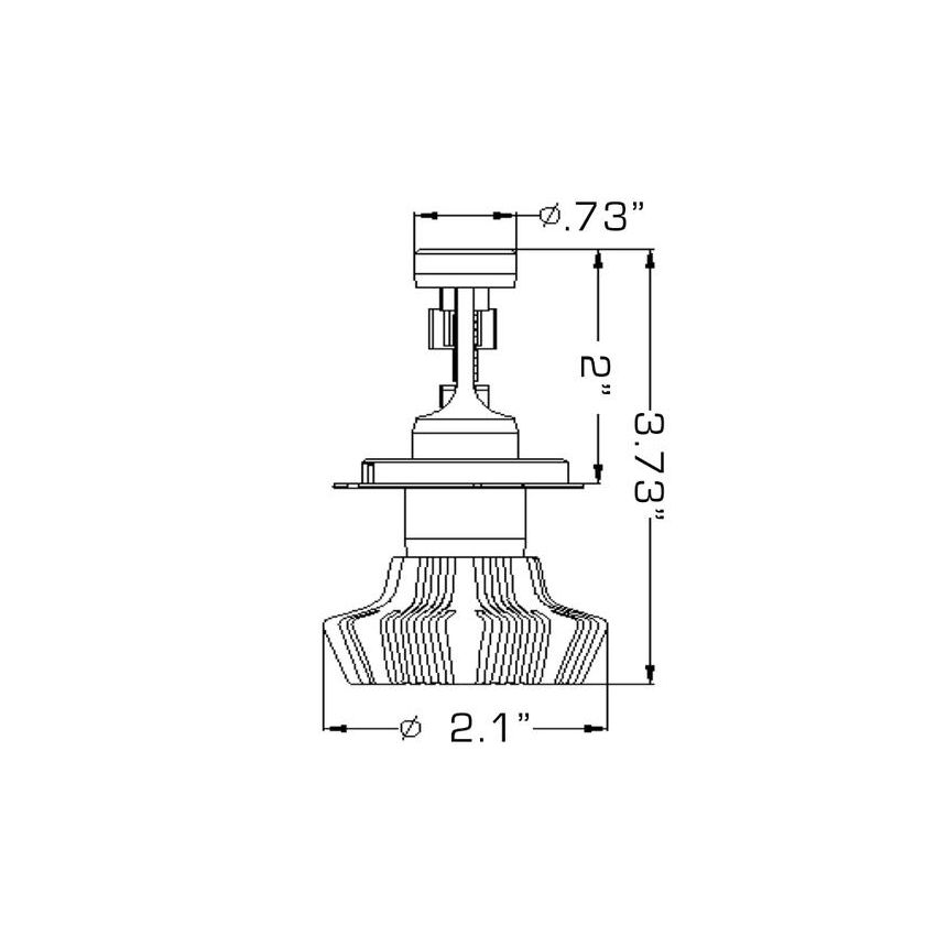 Oracle Lighting 5231-001 ORACLE Lighting H4 4,000+ Lumen LED Headlight Bulbs (Pair)