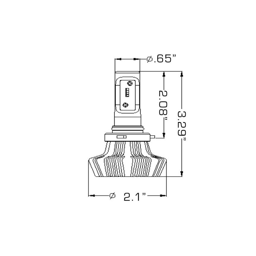 Oracle Lighting 5240-001 ORACLE Lighting 9006 4,000+ Lumen LED Headlight Bulbs (Pair)