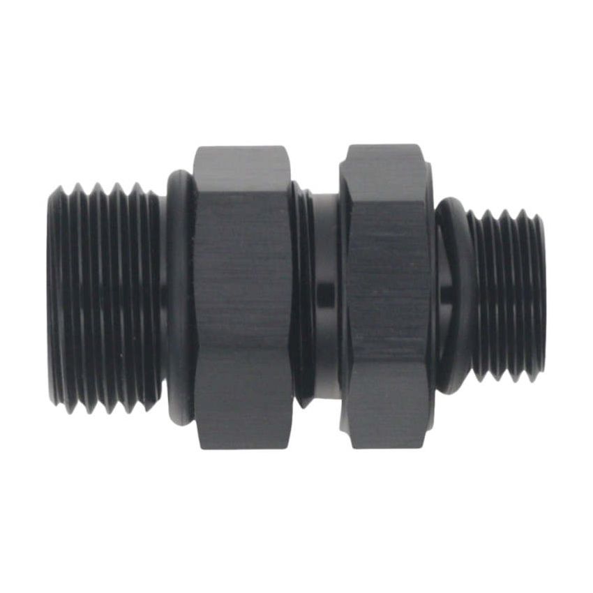 DeatschWerks 6AN ORB Male to 8AN ORB Male Swivel Adapter - Anodized Matte Black