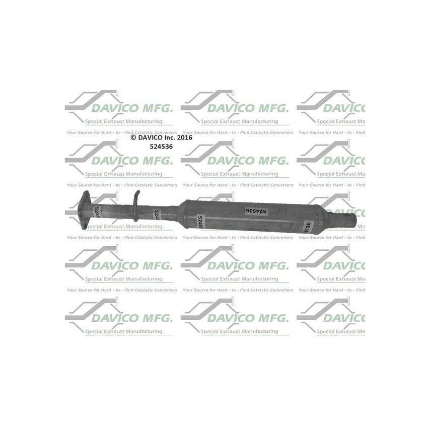 Davico Mfg 524536 EXHAUST RESONATOR PIPE