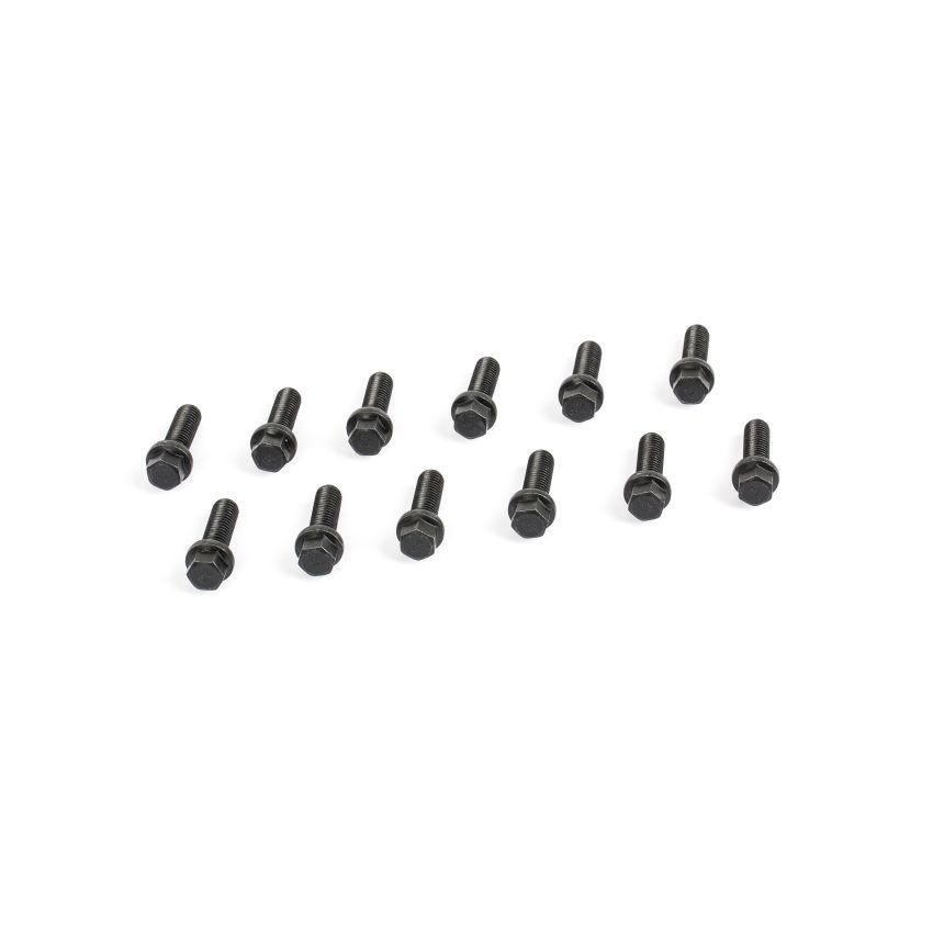 Cometic Gasket CF1013 Cometic Header Bolts M8 - 1.25 x 25mm Grade 5 Carbon Steel w/ Compact Head & Black Oxide Finish