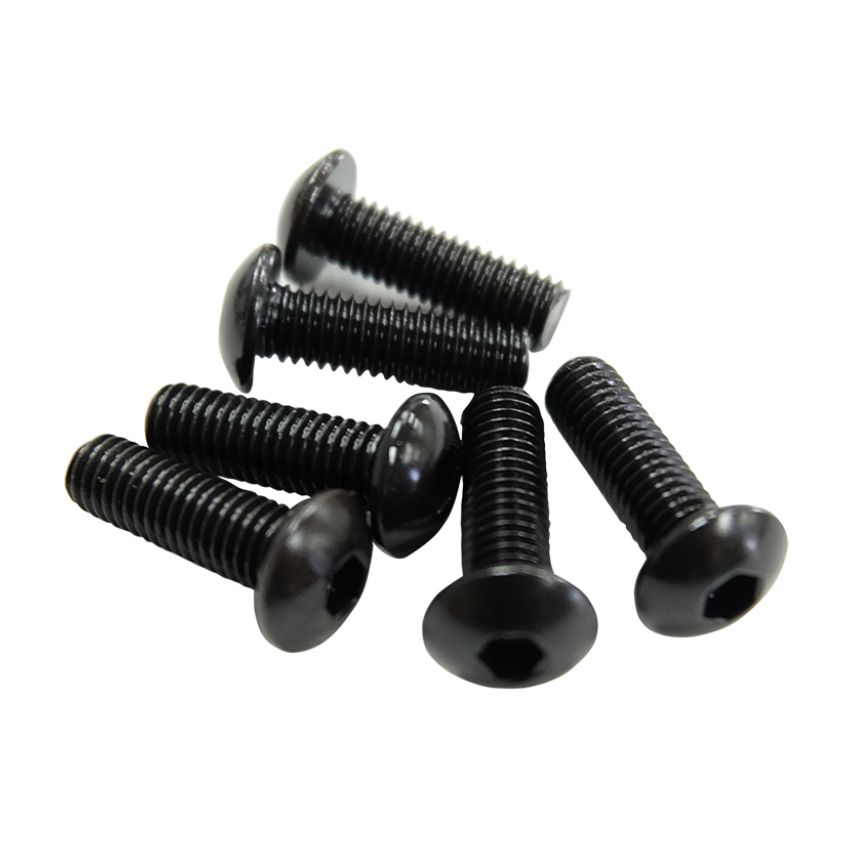 NRG Steering Wheel Screw Upgrade Kit (Flat) - Black