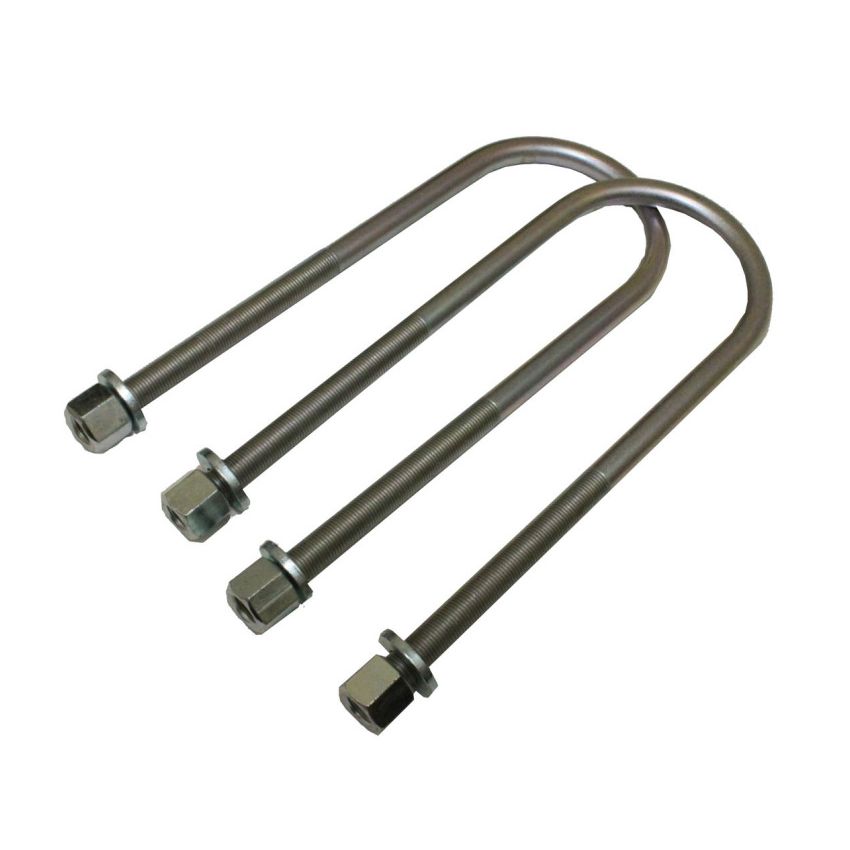 MaxTrac 98-09 Ford Ranger 2WD Rear U-Bolts for 1in/3in Lift Blocks - 10.75in x 3.00in x 1/2in