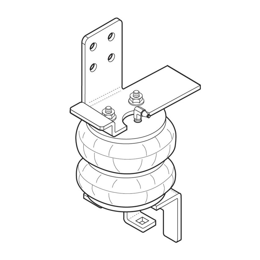 Firestone 2304 Sport-Rite Air Helper Spring Kit Rear 95-04 Toyota Tacoma 2WD PreRunner & 4WD (W217602304)