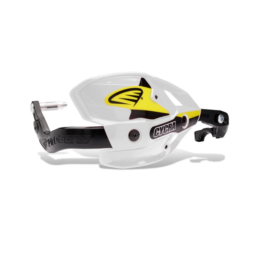 Cycra Probend Ultra w/HCM Clamp 7/8 in. White
